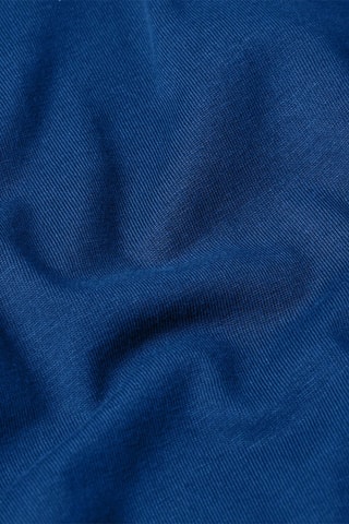 T-shirt regular em algodão biológico Base-s - Azul