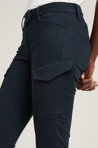 Calças skinny Blossite G-Shape - Azul-escuro