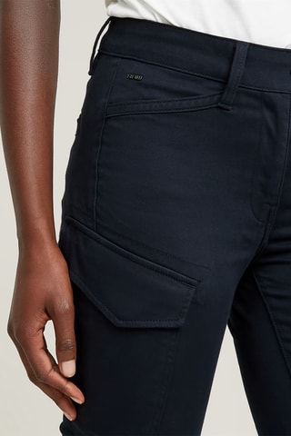 Calças skinny Blossite G-Shape - Azul-escuro