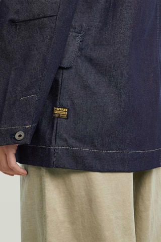 Blazer oversize Oversized - Azul-escuro