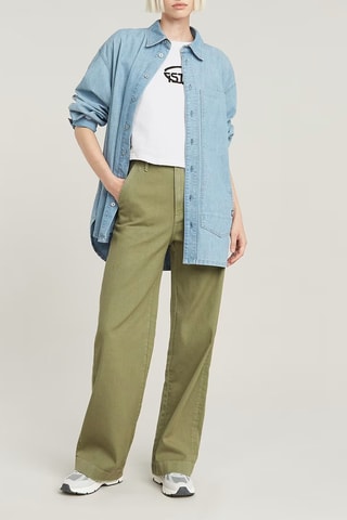 Crop top regular em algodão biológico Cropped - Branco