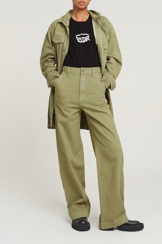 Crop top regular em algodão biológico Cropped Relaxed - Preto