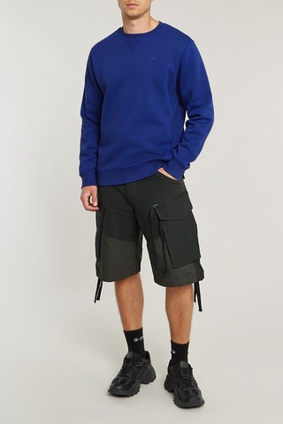 Sweat regular em algodão biológico Premium Core - Azul