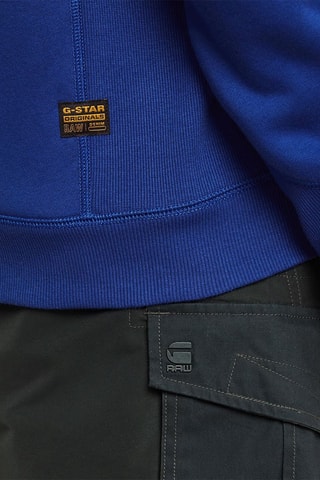 Sweat regular em algodão biológico Premium Core - Azul
