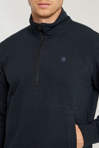 Sweat regular em algodão biológico Nifous - Azul-escuro