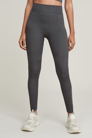 Leggings slim cintura alta Seamless - Cinzento