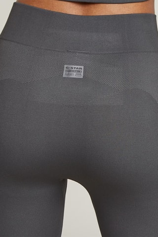 Leggings slim cintura alta Seamless - Cinzento