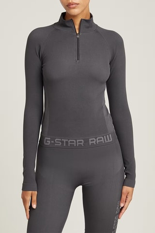 Top slim Seamless - Cinzento