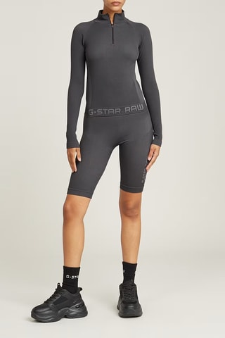 Top slim Seamless - Cinzento