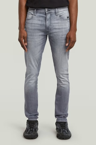 Calças de ganga skinny em algodão biológico Lancet - Cinzento