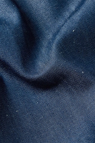 Calças chino loose wide legs de cintura alta Fluid - Azul-escuro