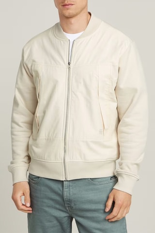 Sweat relaxed em algodão biológico Woven - Branco