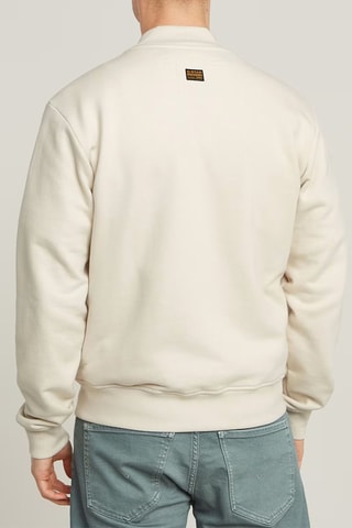 Sweat relaxed em algodão biológico Woven - Branco