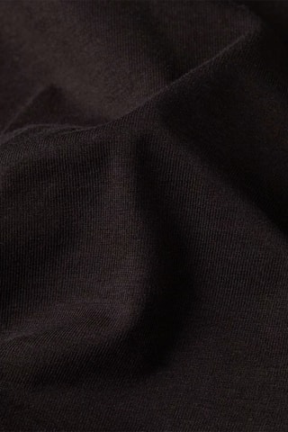 Crop top superslim em algodão biológico - Preto