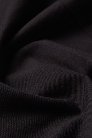 T-shirt loose em algodão biológico Seam Detail - Preto