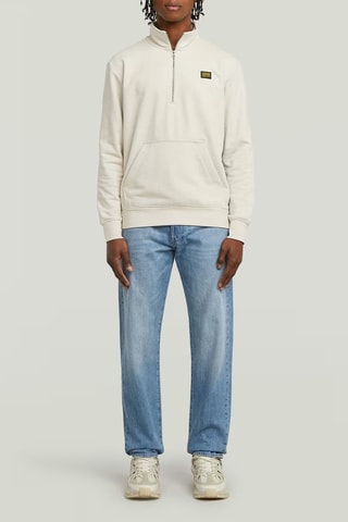 Camisola regular em algodão biológico - Branco