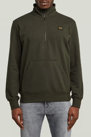 Sweat regular em algodão biológico - Cinzento