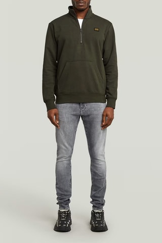 Sweat regular em algodão biológico - Cinzento