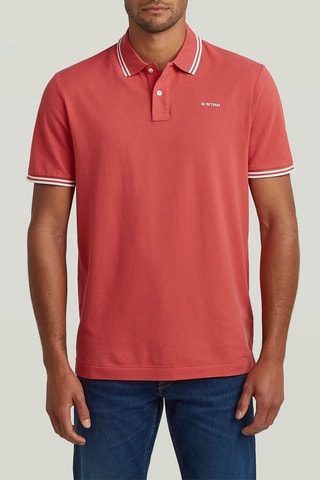 Polo regular Chest - Vermelho