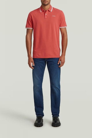 Polo regular Chest - Vermelho