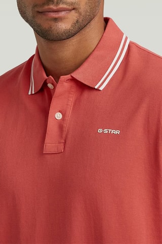 Polo regular Chest - Vermelho