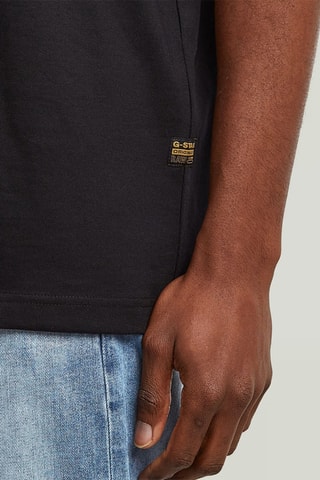 T-shirt loose em algodão biológico Loose Boxy - Preto
