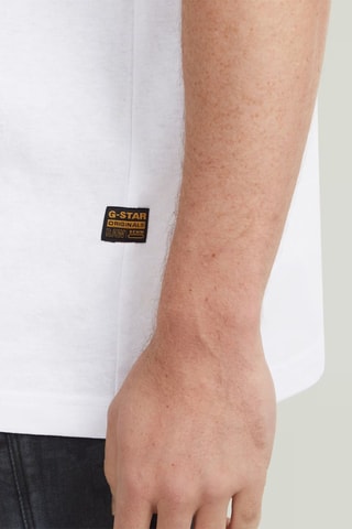 T-shirt loose em algodão biológico Center Chest Logo Boxy - Branco