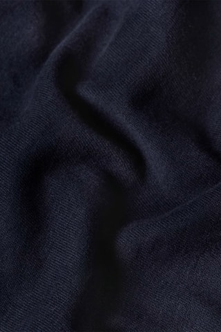 Macacão efeito ilusório regular em algodão biológico Spaghetti Strap Loose - Azul-escuro