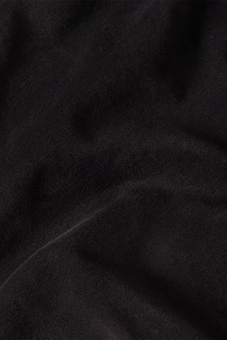 Macacão regular em algodão biológico Spaghetti Strap Loose - Preto