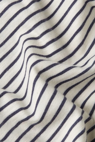 T-shirt oversize - Cru e azul