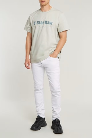 Calças de ganga skinny em algodão biológico Revend FWD - Branco