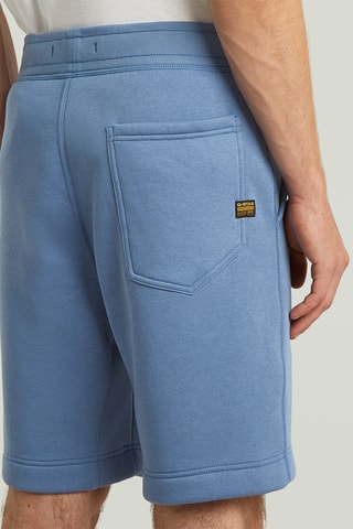 Calções slim em algodão biológico Premium Core - Azul