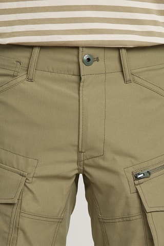Calças regular tapered Rovic Zip 3D - Caqui
