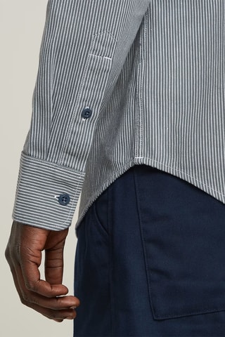 Camisa slim Bristum 2.0 - Azul-marinho
