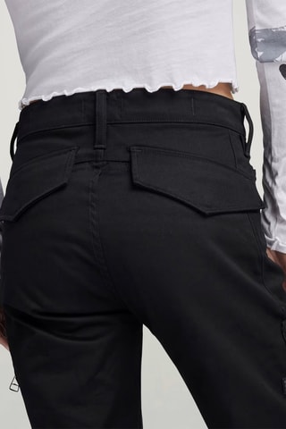 Calças cargo slim - Preto