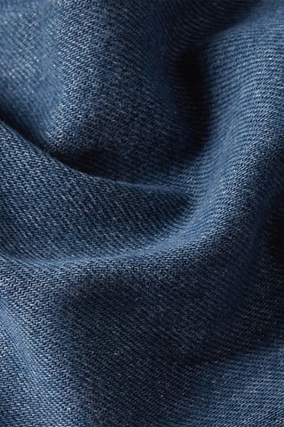 Casaco slim de ganga Lynn Zip Grip - Azul-escuro