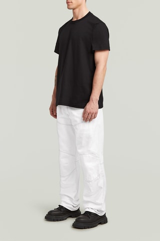 Calças de ganga loose 5620 3D - Branco