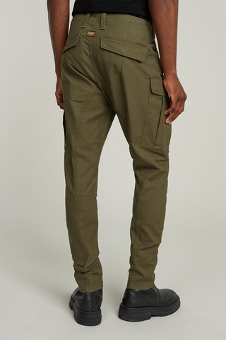 Calças cargo skinny 3D - Verde-azeitona