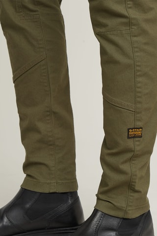 Calças cargo skinny 3D - Verde-azeitona