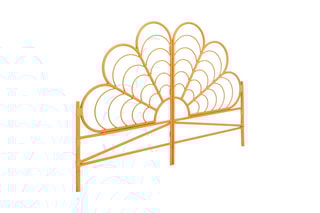 Cabeceira de cama Ivy - Imitação rotim