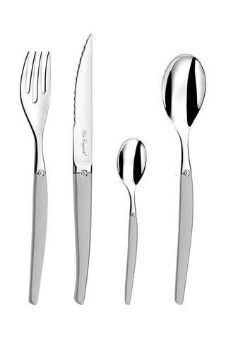 Faqueiro de aço inoxidável Jet Satin - 24 peças