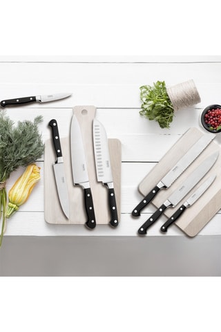 6 facas de bife em aço inoxidável Blason - 12,5 cm