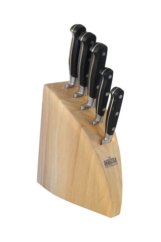 Bloco de 5 facas de cozinha V Sabatier Rock