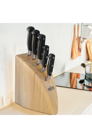 Bloco de 5 facas de cozinha V Sabatier Rock
