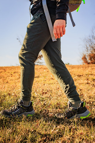 Trekkingschoenen Sparrow - Zwart en Felgroen