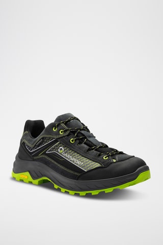 Nubuck Trekkinschoenen Mikeno - Antraciet en Felgroen
