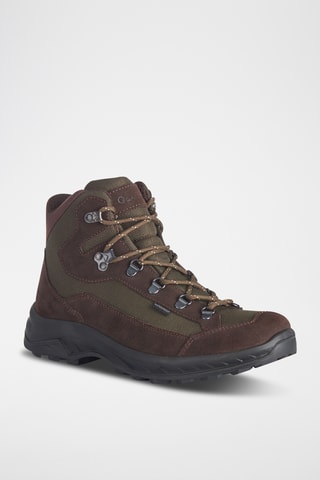 Nubuck Trekkinschoenen Monviso - Bruin en Olijfgroen