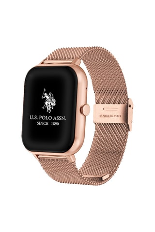 Smartwatch - Geschikt voor Android en iOS- Roségoudkleurig