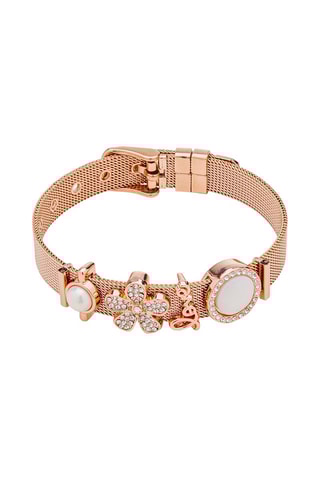 Doublé Roségoud en Parelmoer Armband