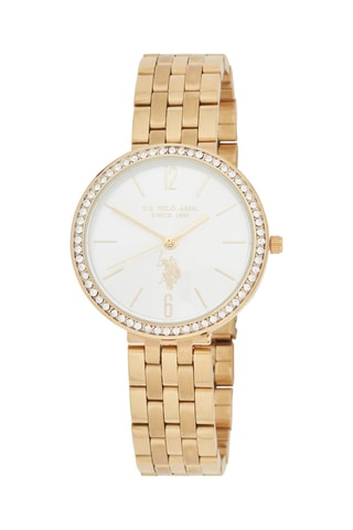 Quartz Horloge met Doublé Geelgoud